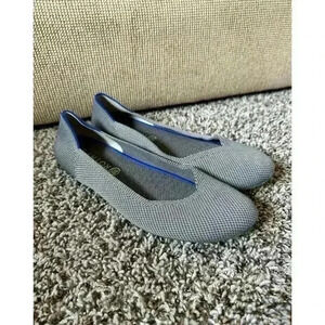 Rothy’s grey round toe the flat flats Size 11